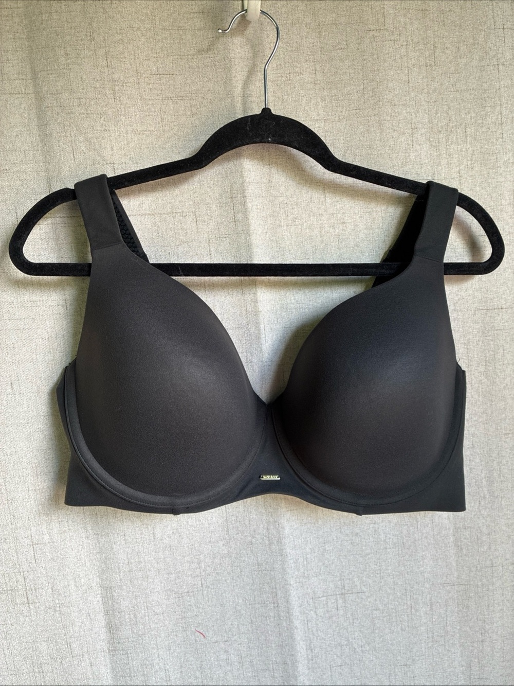 Lane Bryant Black Balconette Bra Black 40 DDD Wide Strap Lightly Lined Comfort